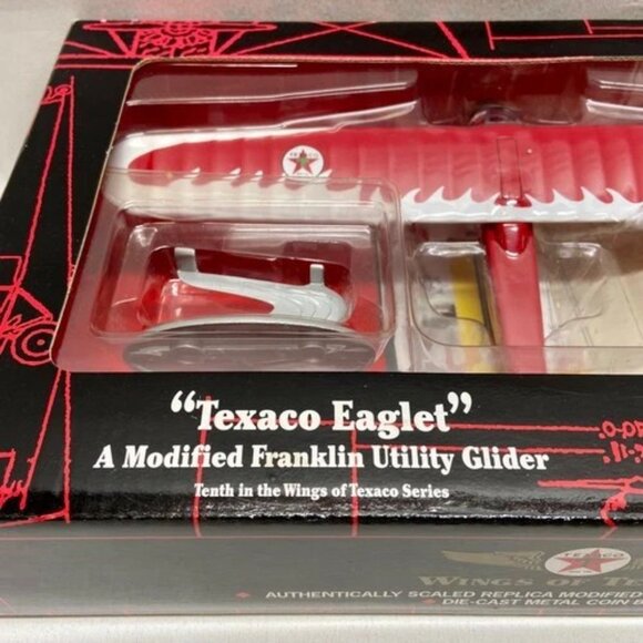 Vintage Wings of Texaco Eaglet Franklin Utility Glider Die-cast Coin Bank 2002 - Picture 4 of 15